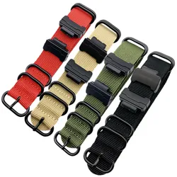 Naylon Watch Band için şok DW-5600 6900 GA-110 GW-M5610 DW-9052/GLS-8900 serisi saat kayışı Band + 16mm arayüzü terminalleri