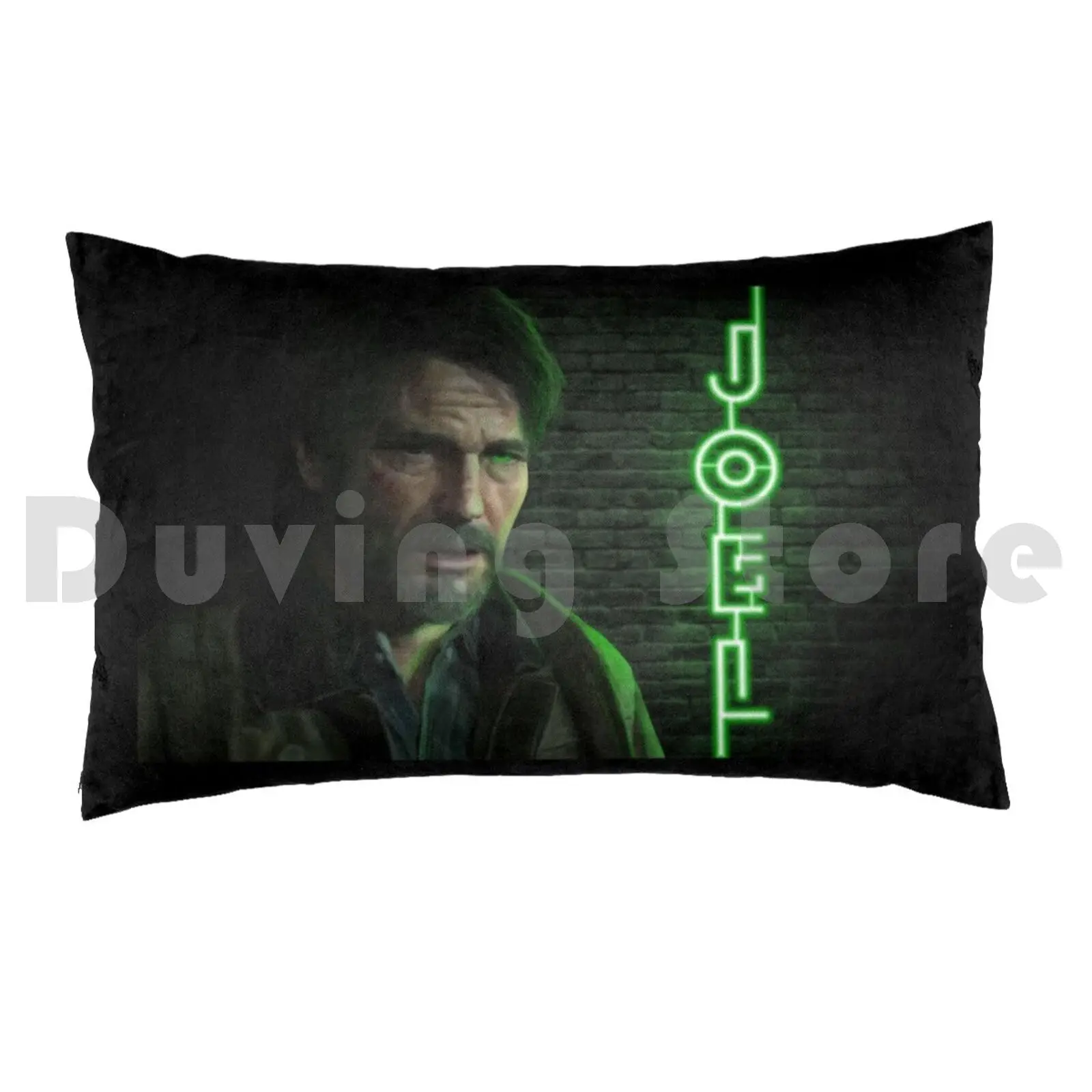 Joel-The Last Of Us Illustration Pillow Case Printed 35x50 Joel Ellie Tlou Pt Ii Last Of Us