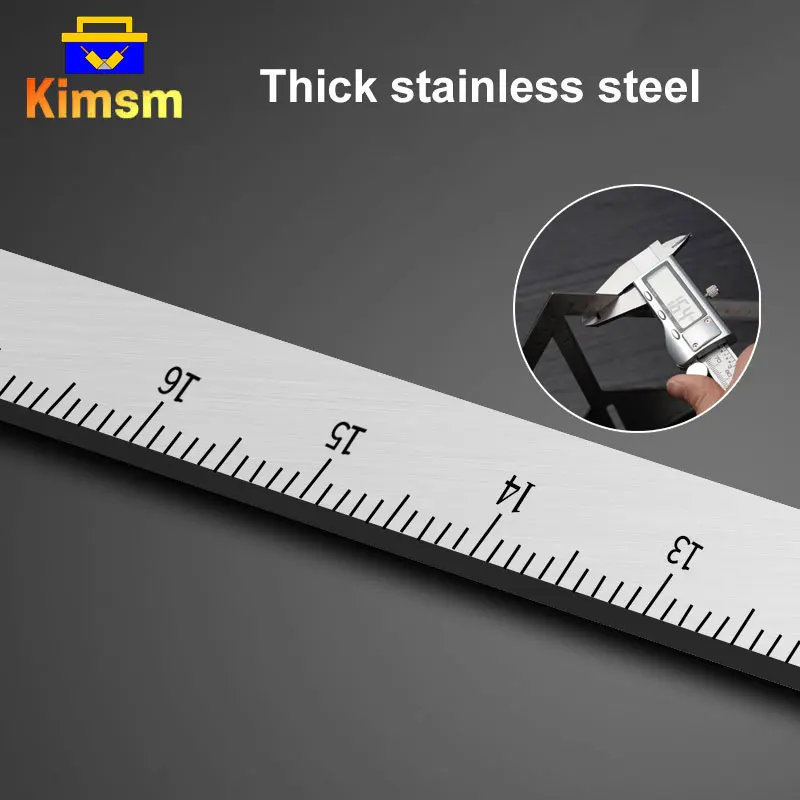 Stainless Steel Thicken Floor Drain Ruler Multifunction Tile Triangle Ruler Multiple Patterns Bricklayer Bathroom Measuring Tool