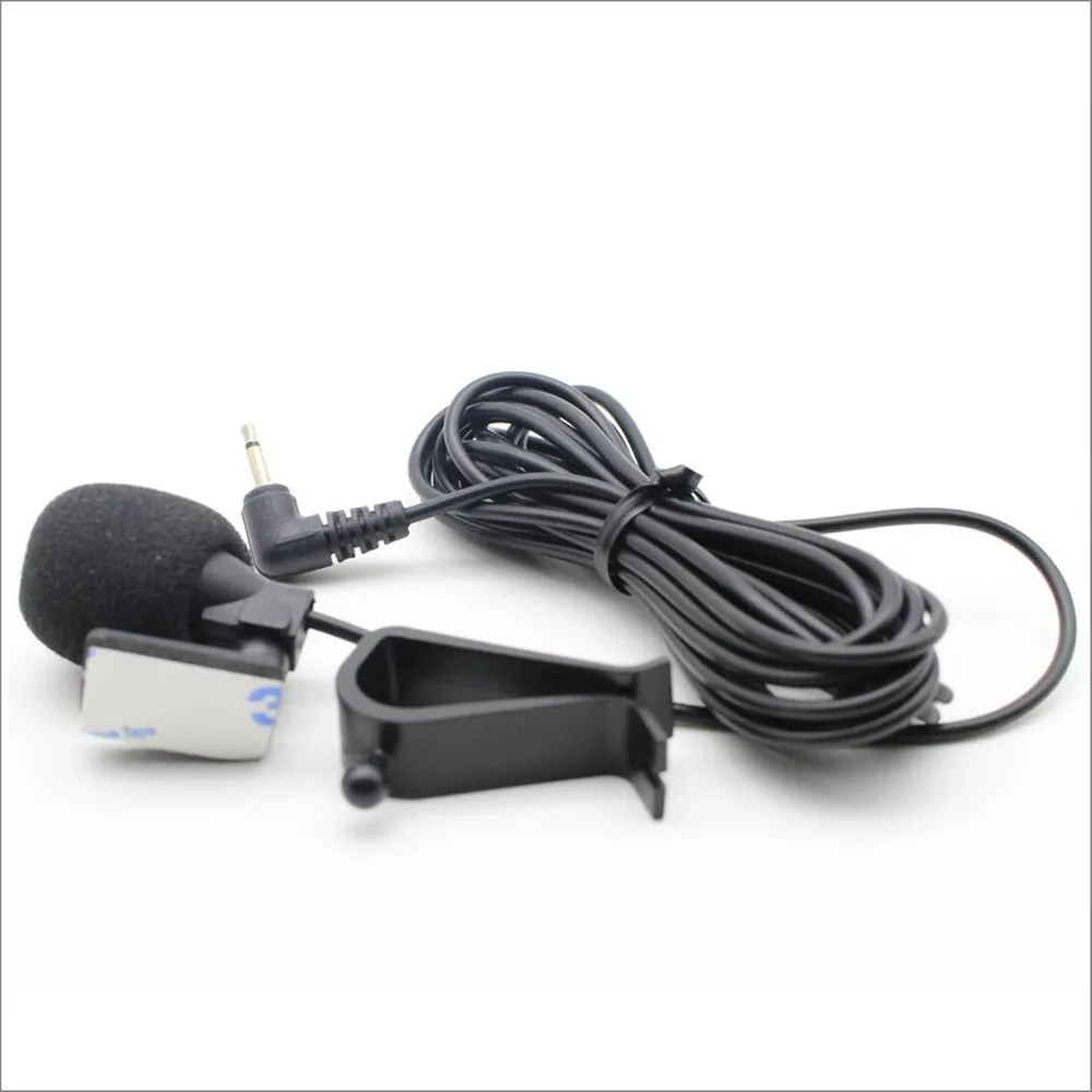 3.5 mm/2.5mm Jack Car Stero Microphone External Mic for PC Car DVD GPS Player Radio Audio Microphone PVC