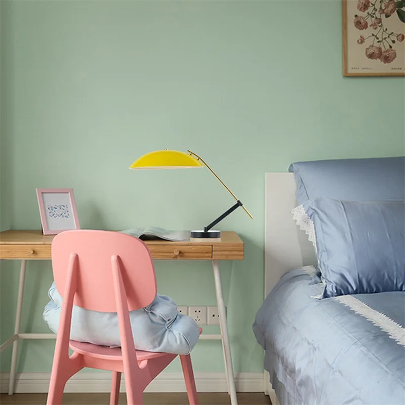 DLMH Modern Night Table Lamp Simple Design E14 Reading Desk Light Home LED Eye Protection For Children Office Bedroom Study