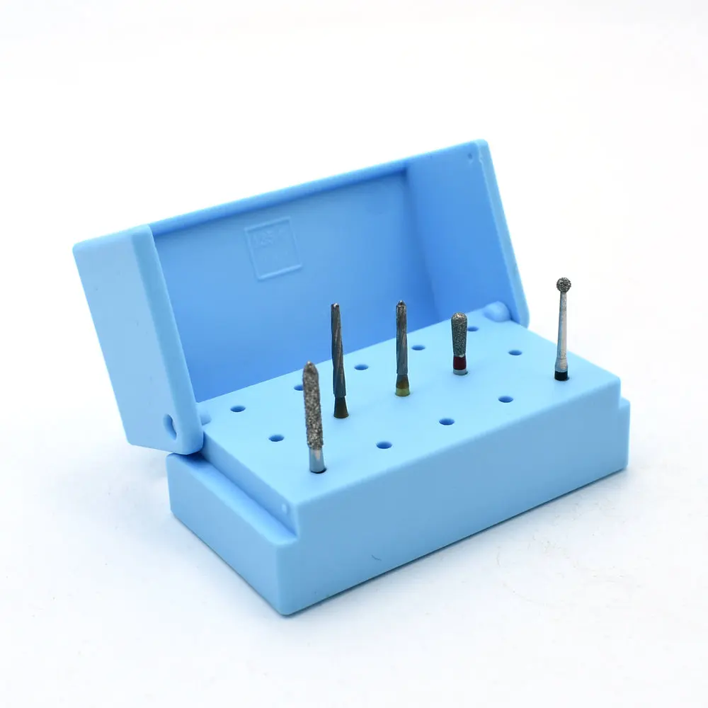 Dentistry Burs Blocks Autoclavable Disinfection Holder Sterilizer 15 Holes For FG Hight Bpeed Bur Dental Tool