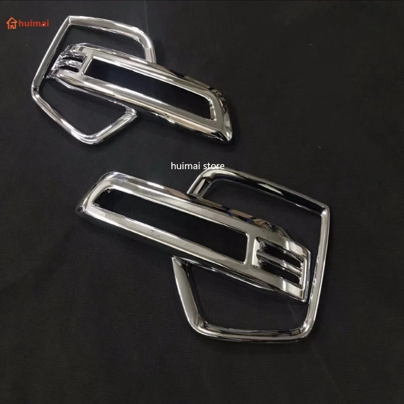 For  Honda Odyssey  2018 RC1 RC2 Japanese Edition Chrome Bumper Front Fog Light Lamp Cover Trim Bezel