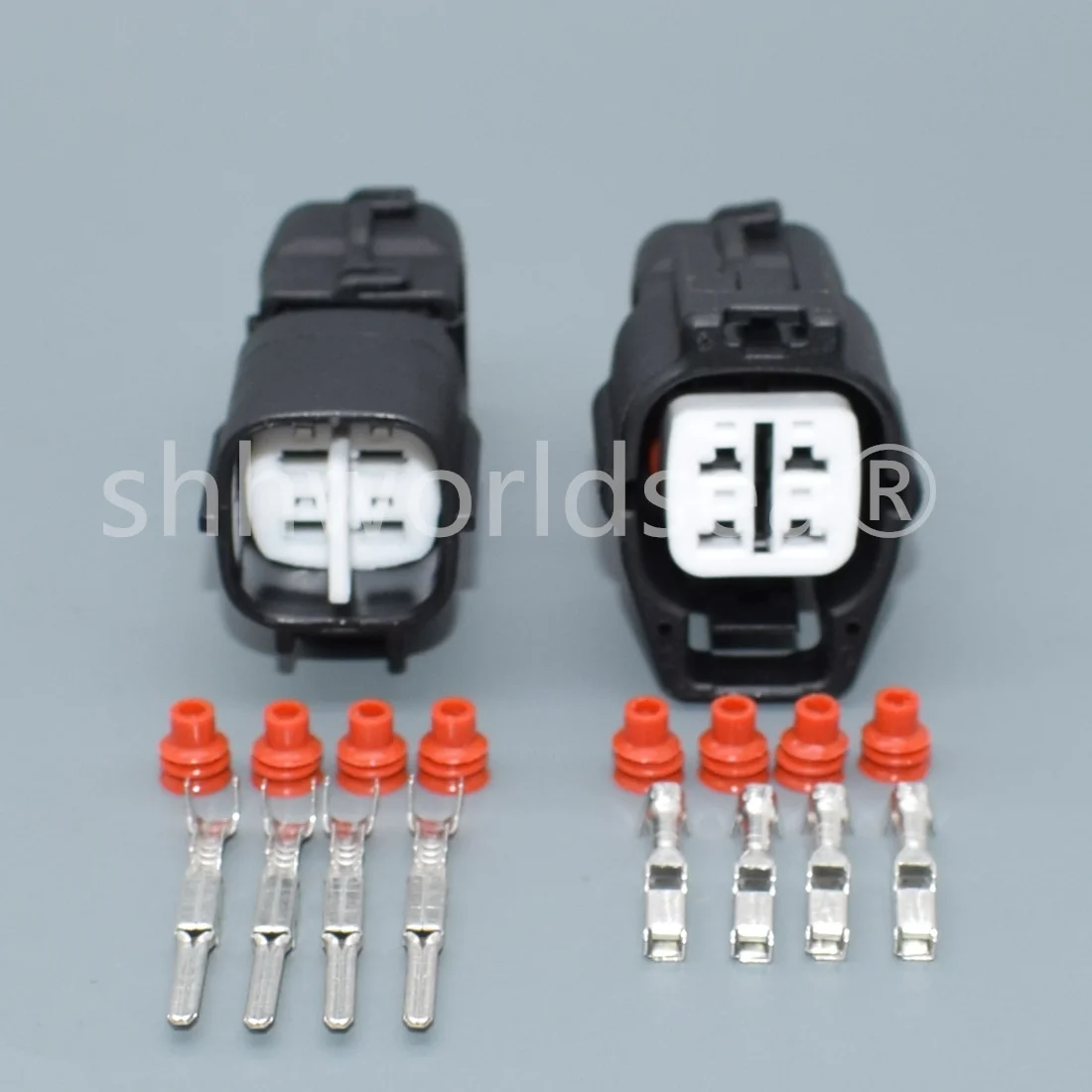 shhworldsea 4 Pin 2.2MM for 6188-0472 6189-0685 90980-11930 90980-11929 Car Oxygen Sensor Connector Sealed Auto Plug AC Assembly