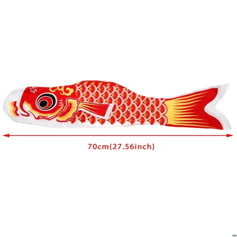 70cm Japanese Carp Windsock Streamer Fish Flag Kite Koi Nobori Koinobori #HC6U# Drop shipping