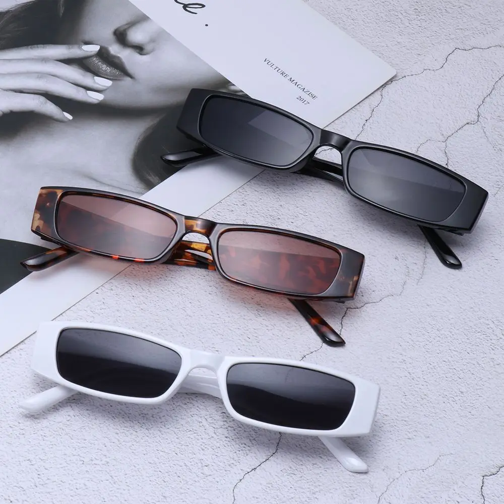 

Square Eyewear Trending Narrow Sunglasses Small Frame Small Rectangle Sunglasses Retro Sun Glasses