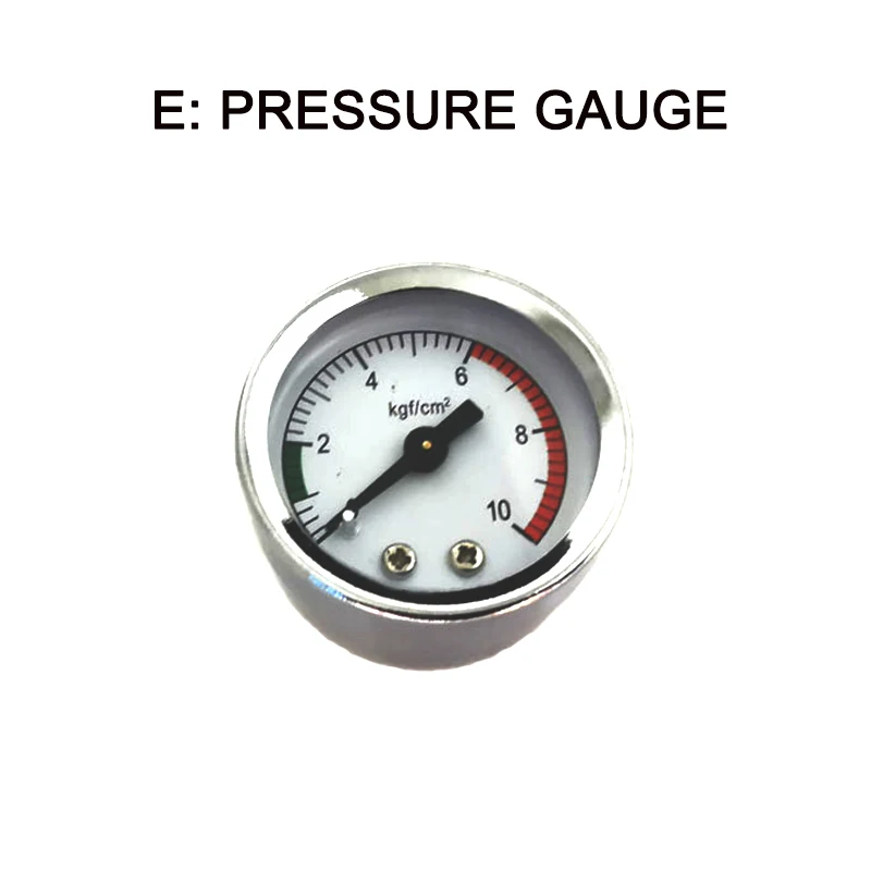 ZRDR aquarium CO2 accessories pressure gauge, high pressure and low pressure gauge for CO2 regulator generator accessories