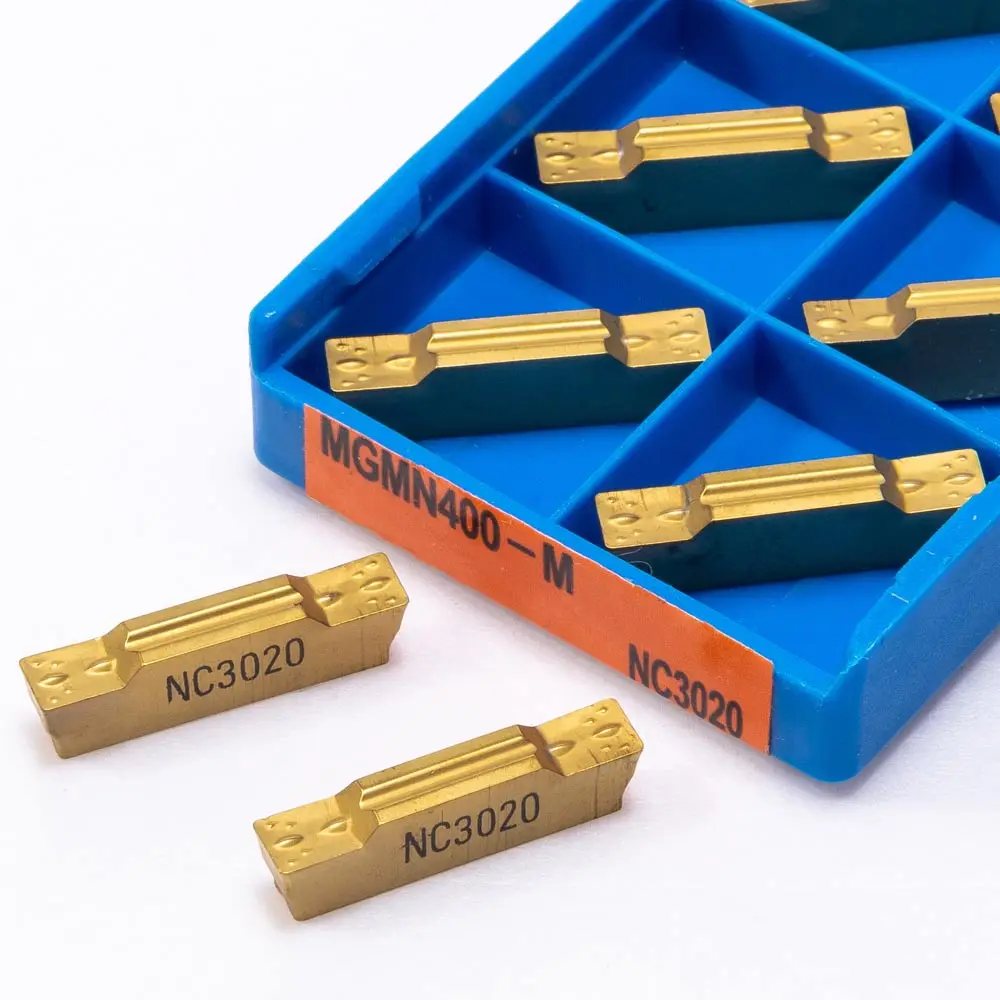 10 pz MGMN400 M PC9030 NC3020 NC3030 utensili per tornitura inserti in metallo duro utensili per tornio in metallo CNC MGMN 400 inserti per scanalatura lega dura