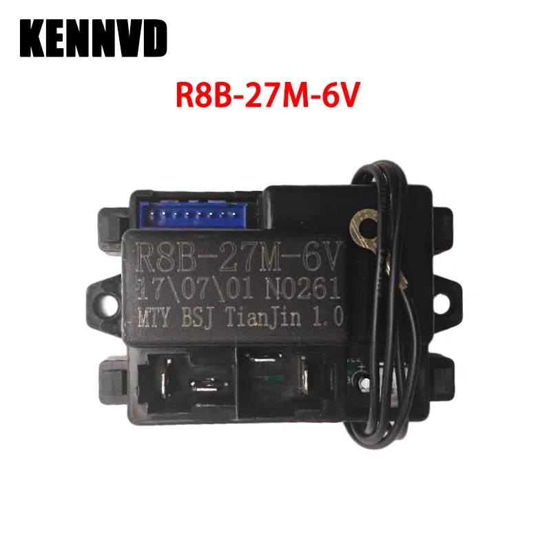 R1C-27M,R8B-27MHZ kinder Elektrische auto universal fernbedienung empfänger, LN 6V 12V Fahrt auf spielzeug auto controller sender HJ-27M