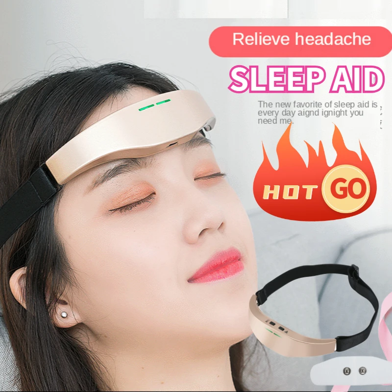 Electronic Sleep Aid Machine USB Insomnia Physiotherapy Tens Therapy No Sleep Anxiety Depression Electrotherapy Stimulator