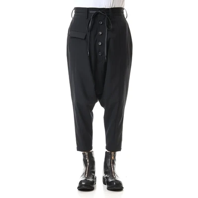 New Spring Style nine-point Harem pants loose cone-shaped dark closed mouth high waist crotch