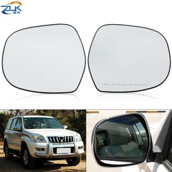 ZUK Car Exterior Door Rearview Side Mirror Lens Glasses For TOYOTA LAND CRUISER PRADO LC120 2003 2004 2005 2006 2007 2008 2009