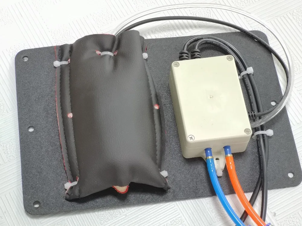 car seat electric Vibration Car Massager Waist Pillow Back Lumbar Supporting with 6 air pneumatic bladder interior Seat support