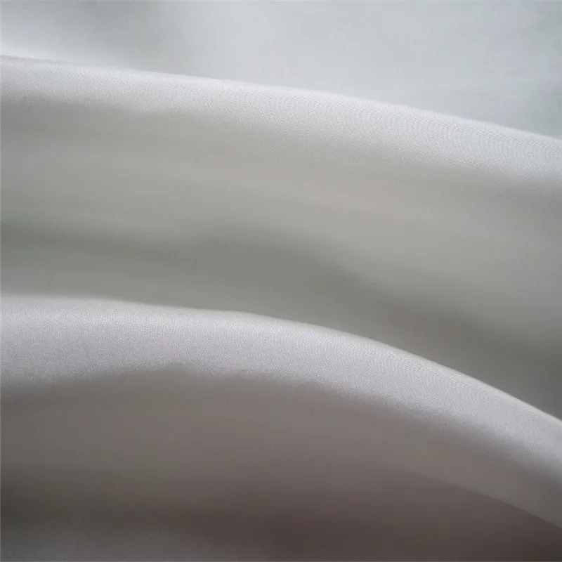 Natural White Color Silk Habotai Fabric 8m/m Weight 114cm 140cm Width Smooth Feeling Silk Habutai Fabric for Clothes Lining