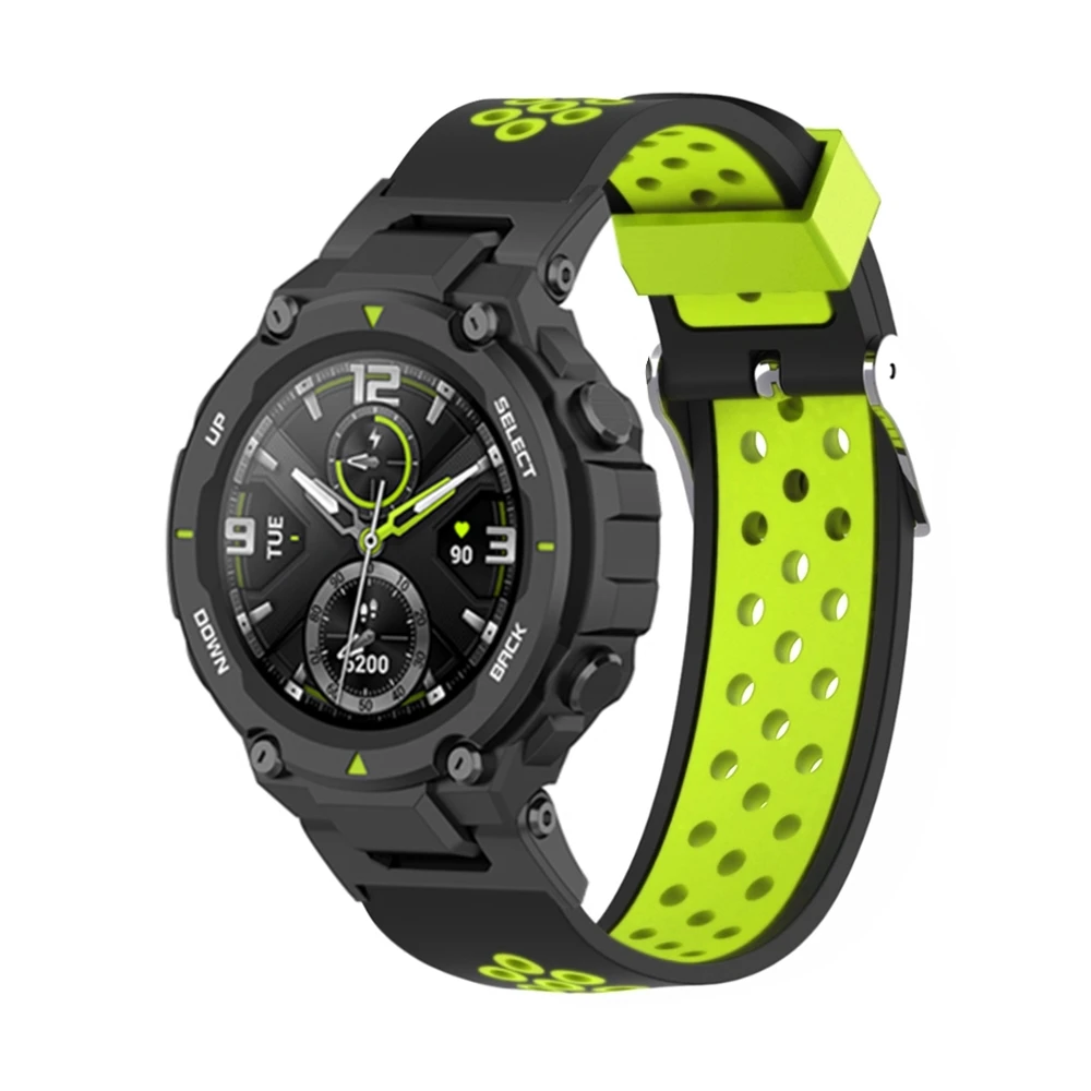 Correa de repuesto de silicona para Huami Amazfit t-rex, pulsera de reloj deportivo para Xiaomi Amazfit T rex Pro, accesorios de pulsera