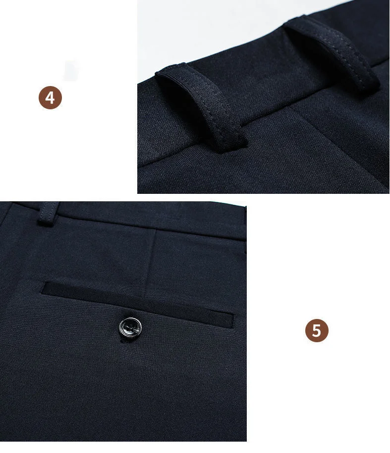 Fashion Men's Plus Size Fit Business Casual Pants Big Tall Classic Dress Pants Elasticity Casual Straight Leg Daily Trousers 19 Hd912f82d46d74a659f3dbfd9af68cda70