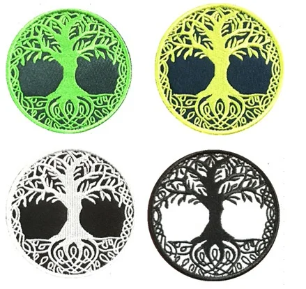 Yggdrasil Patch The Tree of Life in Norse Embroidered Badge Applique for Costume Jeans Jackets Clothing Bags DIY Accessories