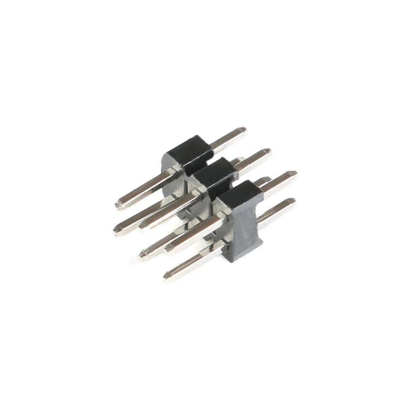 10pcs 2.0mm pitch double row in-line pin header straight pin PCB connection 2*2P/3/4/5/6/7/8/20/40/ copper Copper needle