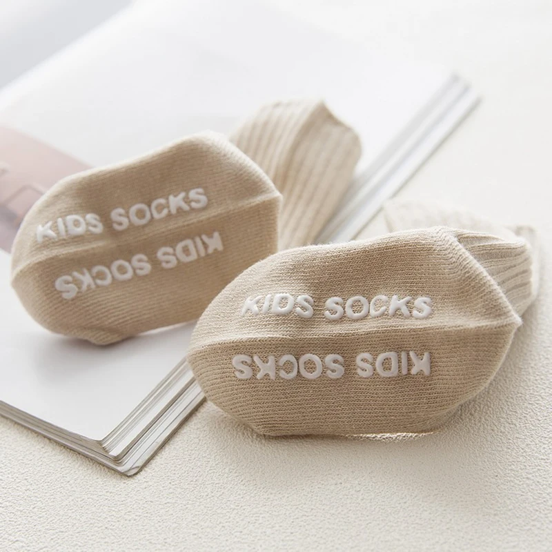 Chaussettes en coton pour nouveau-né garçon et fille, accessoire de rinçage doux pour bébé