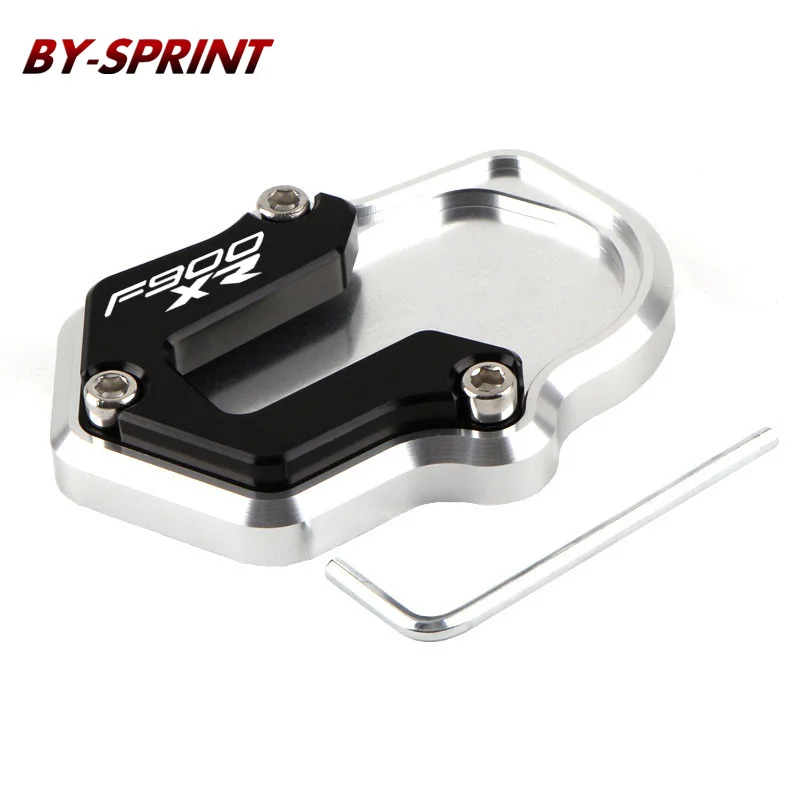 Motorcycle CNC Kickstand Foot Side Stand Extension Pad Support Plate For BMW F900R F900XR F 900R 900XR 2019 2020 2021 2022