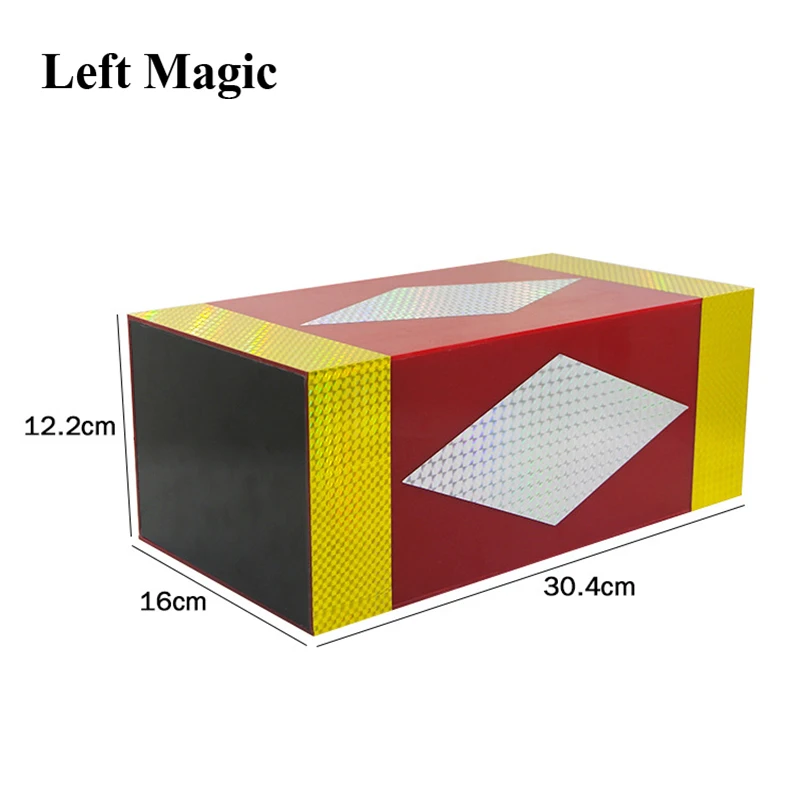 Drawer Box (Acrylic) Transparent Magic Tricks Production Items Box Appearing Magia Magician Stage Illusions Gimmick Props