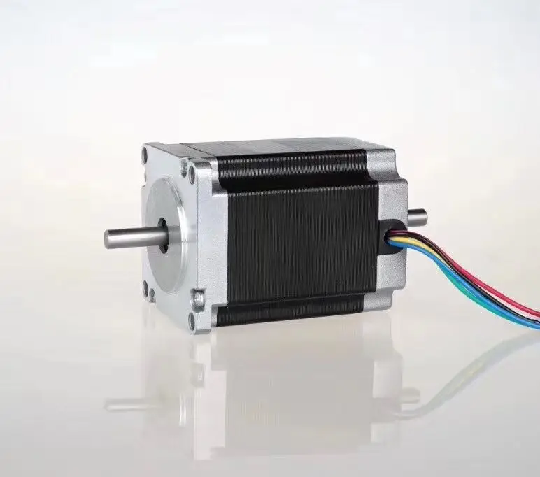 Mask machine use]Wantai 1pc Nema24 Stepper Motor60BYGH640D8 310oz-in/2.2N.m68mm 4.0A  dual shaft 4leads CE ISO  Medical Laser,