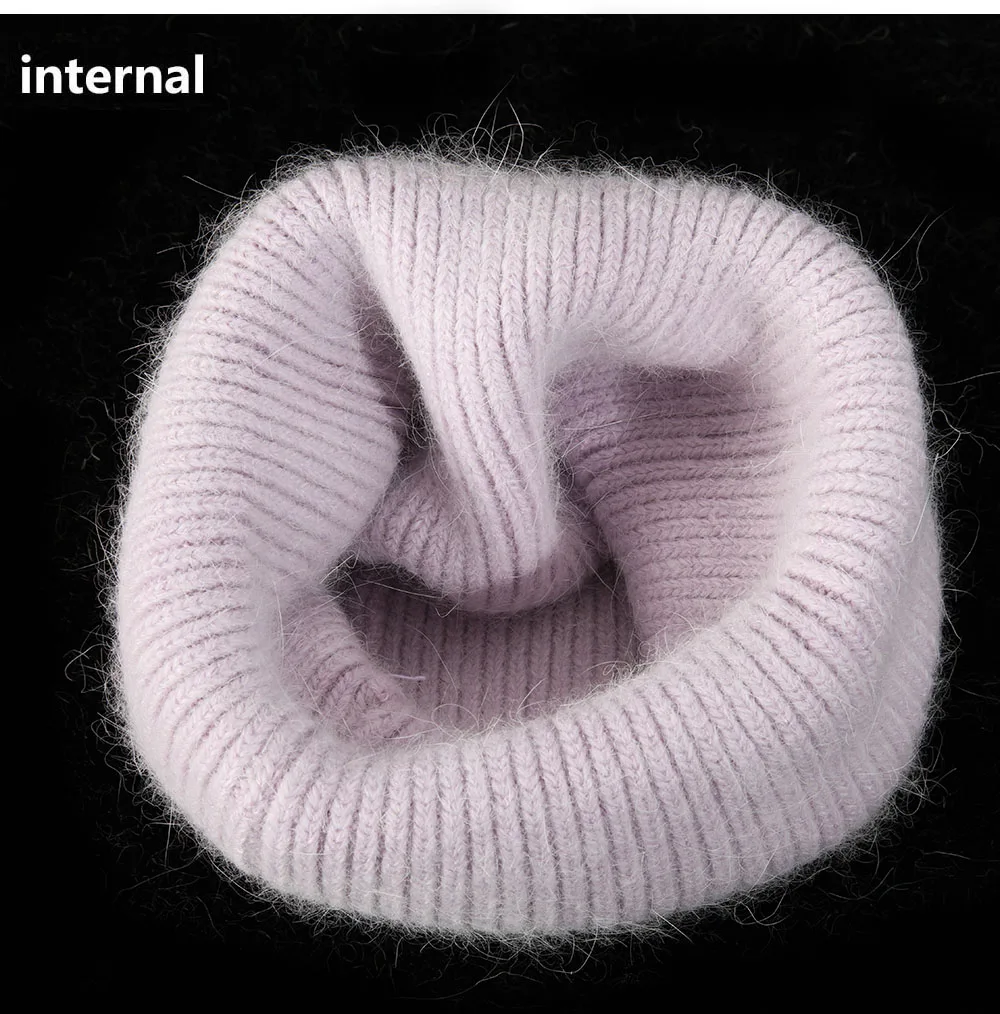 Heißer Verkauf Winter Hut Echt Kaninchen Fell Winter Hüte Für Frauen Mode Warme Beanie Hüte Frauen Solide Erwachsene Abdeckung Kopf Kappe – Detail 9