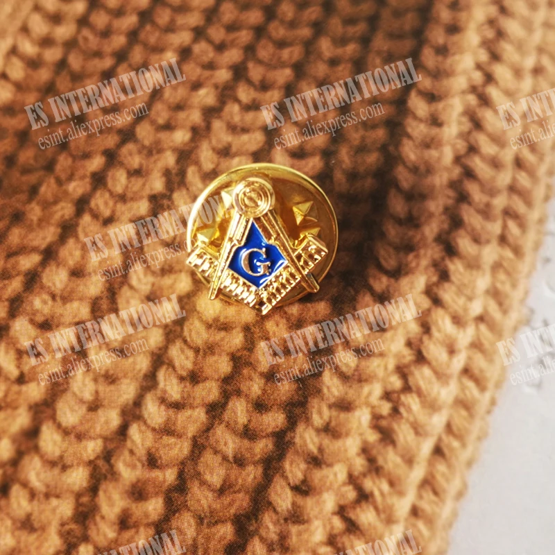 Masonic Lapel Pins Freemasonry Badge Mason Freemason BLM29b Size 1*1.1cm Minimalist Back Sandblasted Creative Accessories