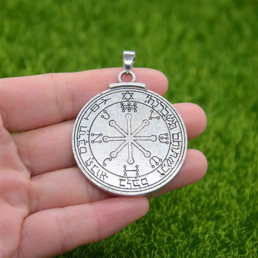 Pentacle Of Mars Key Of Solomon Seal Pendants Necklaces Amulet Talisman Judaica Jewish Jewelry