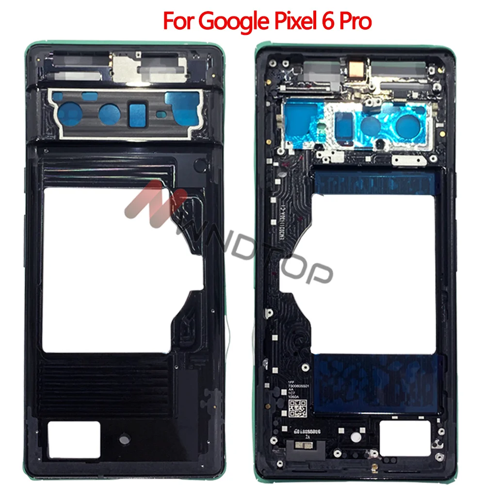 High Quality For Google Pixel 6 6pro Middle Frame Housing Supporting Middle Faceplate Bezel Replacement Repair Spare Parts