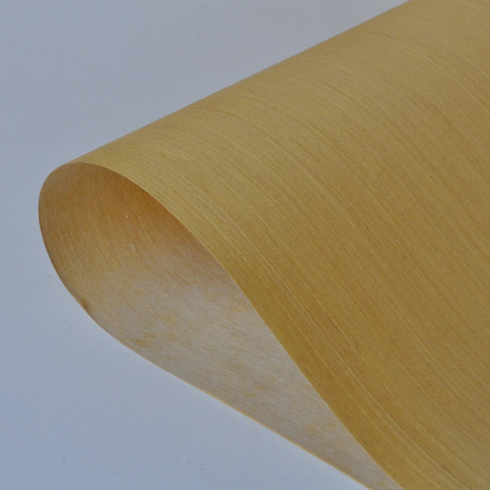 Folheado projetado de teca com suporte de lã