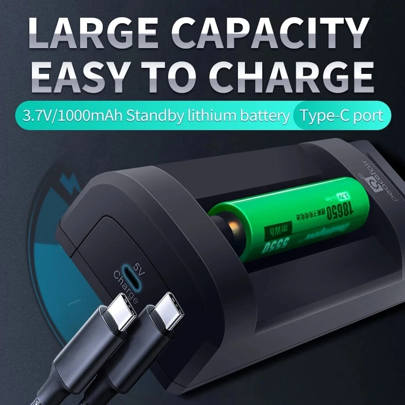Nuovo voltmetro portatile ricaricabile LCD batteria resistenza interna SOC Meter per batterie alcaline al litio 18650