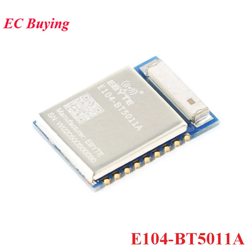 5Pcs/1pc nRF52805 nRF52832 nRF52811 nRF52810 ebyte E104-BT5005A ZigBee 2.4G Wireless Serial Port BLE5.0 Bluetooth 5.1 IoT Module