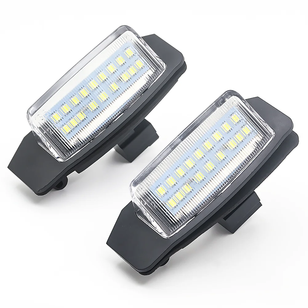 Car LED number License Plate Lights lamps For Mitsubishi OUTLANDER XL(CW) 2006-2012 For Lancer Sportback 2008~2012