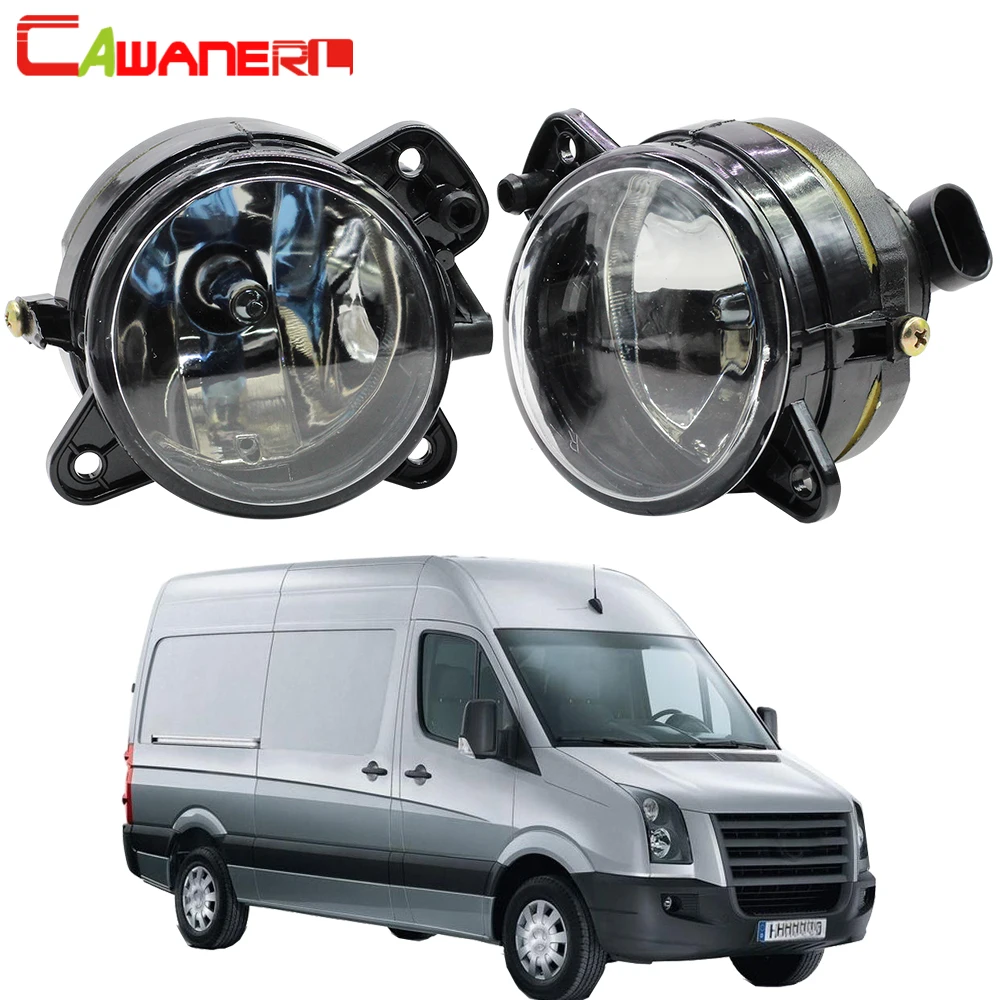 Cawanerl 100W Car Fog Light 9006 HB4 Halogen Bulb DRL Daytime Running Light 12V Accessories For Volkswagen Crafter 2006 Up