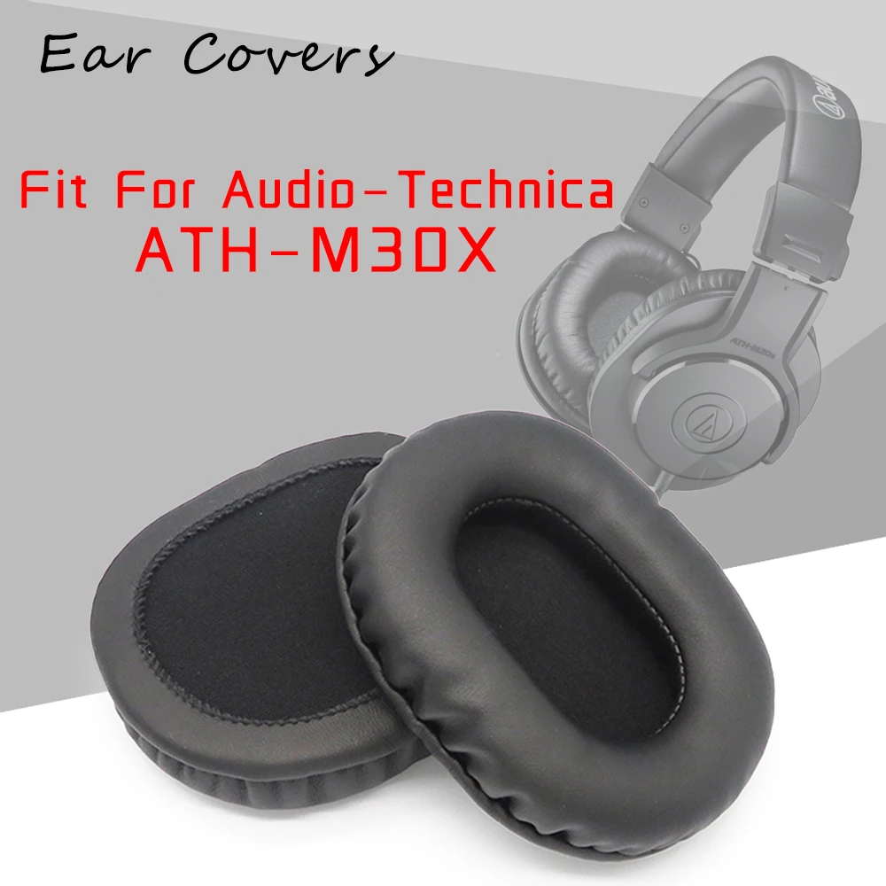 

Подушечки для Audio Technica ATH M30X ATH-M30X наушники подушечки Замена гарнитуры ушной вкладыш из искусственной кожи из губчатого материала