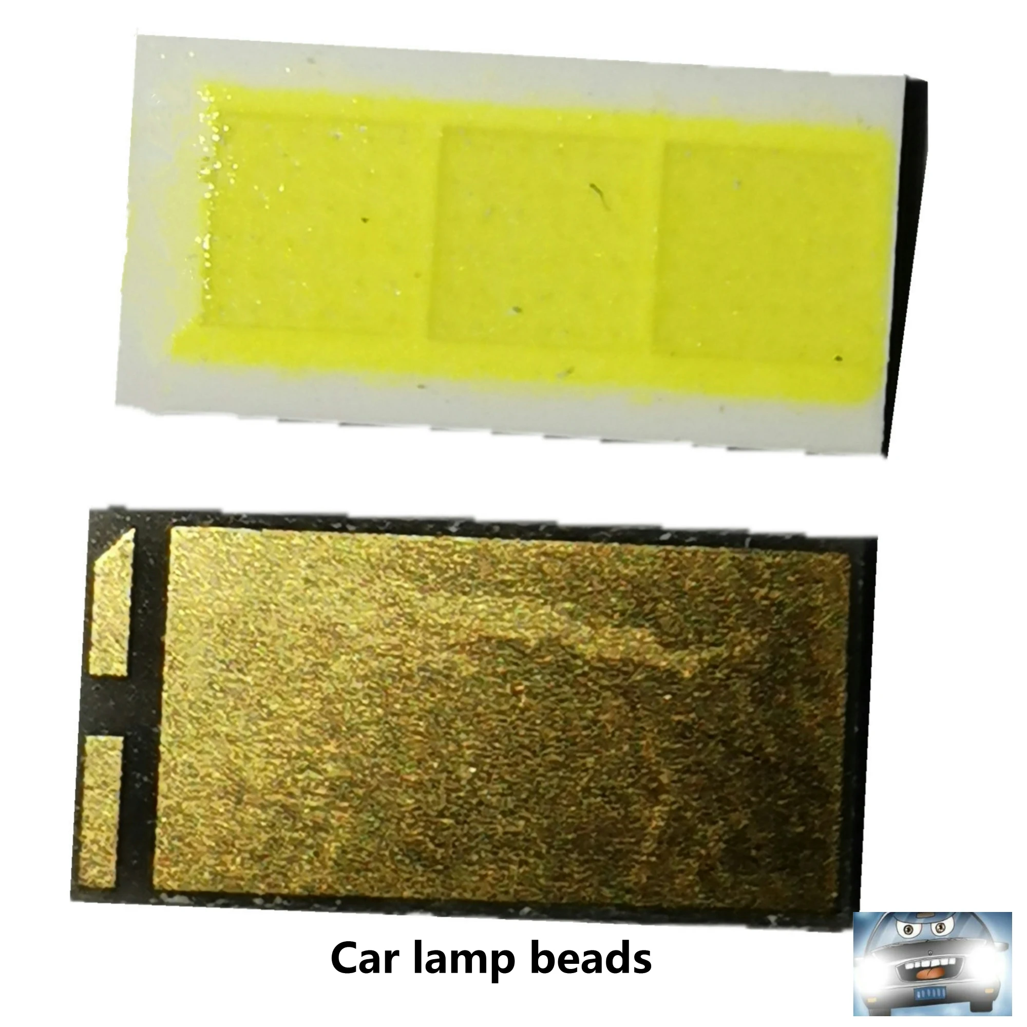 11PCS Warm white 5500K white 6000K LED SMD 7035 Chip 9.6V 2500MA 2600LM FOR Car Headlights H7 LED H4 H1 H3 H11 9005 HB4/9006