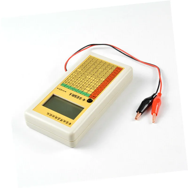 New Digital LCD ESR Capacitance Ohm Meter In Circuit Tester