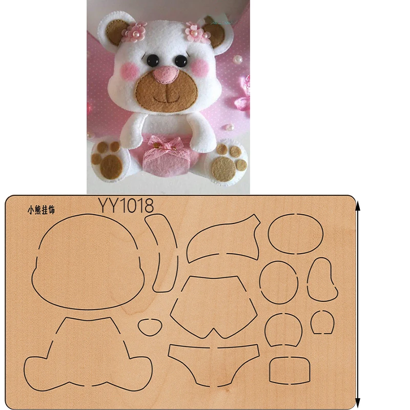 Wooden die cutting die bear knife die YY1018 wood die most manual die - cutting compatible dies scrapbooking