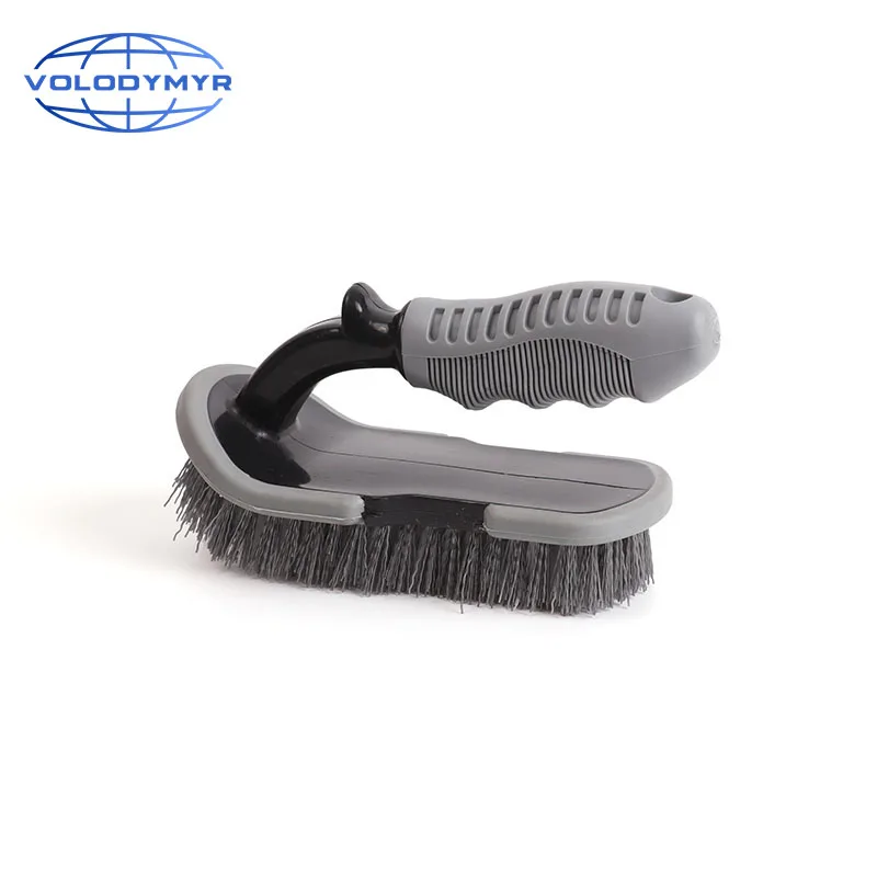 

Volodymyr Car Mat Brush Tire Carpet Cleaning Brush Gray for Auto Care Detailing Cleaner Detail Washing Brush Car Wash Tools
