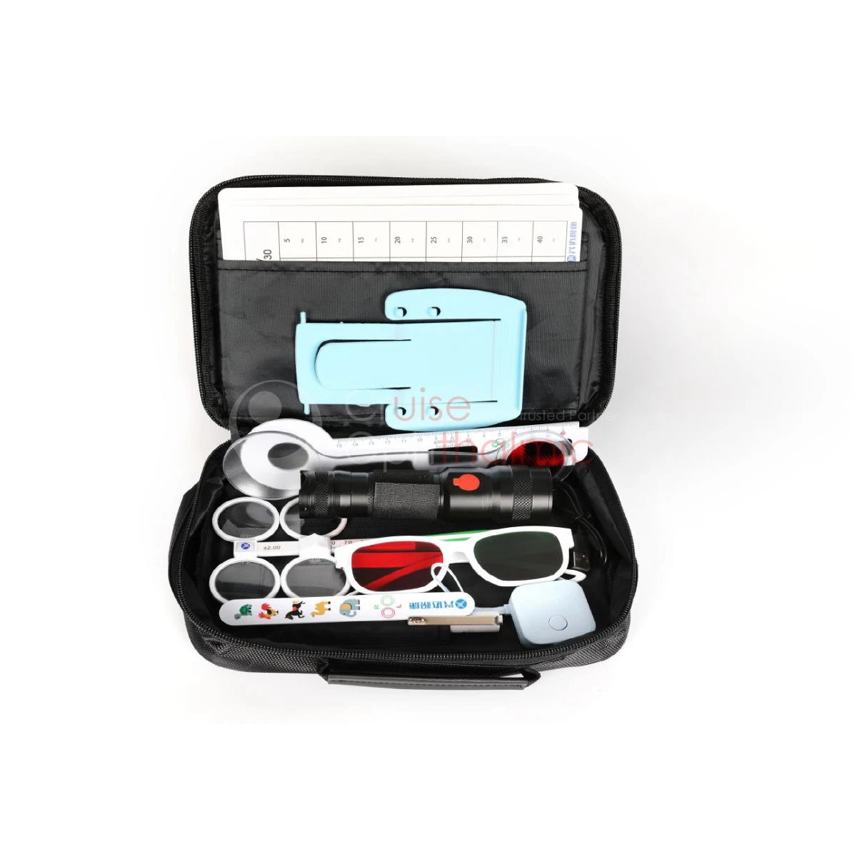 VSI-2 Vision Diagnostic Kit Optometric Tool VSI Set 11 In 1 Including Worth 4 Dot Lamp