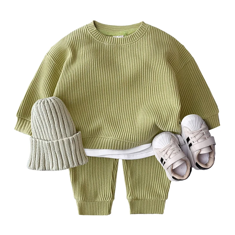 2026 kinder Kleidung Baby Mädchen Junge Outwear Sets Kinder Outfits Sport Sweatshirt Kleinkind 2 Stücke Koreanische Loungewear Pullover Anzüge – Detail 4