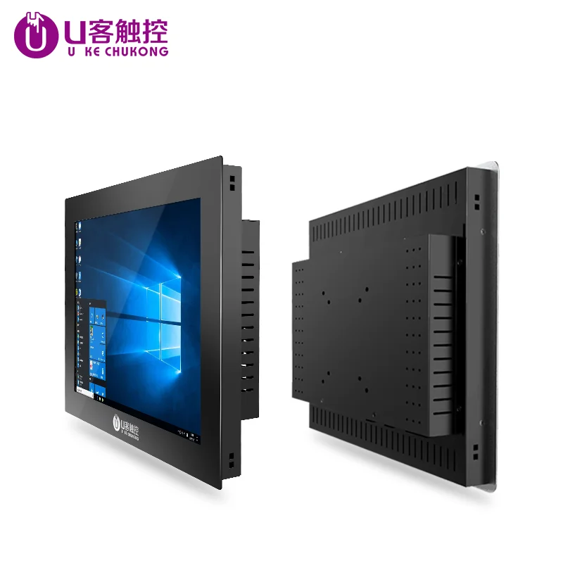 10/12/15/17/19Inch Industrial Tablet pc All-in-one pc with Resistive Touch Screen  for Windows7/10 Intel i51280*1024 VGA HMI USB