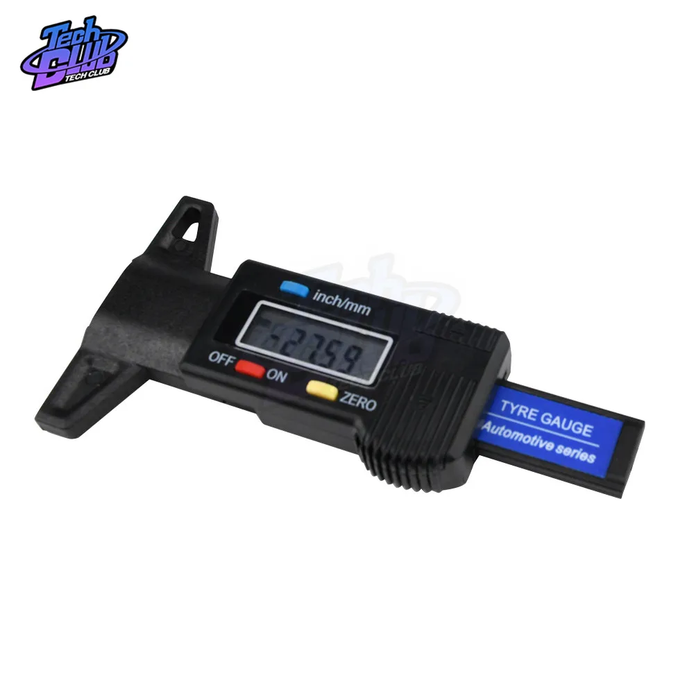 Dropship Digital Car Tyre Tire Tread Depth Gauge Meter Auto Tire Wear Detection Measuring Tool Caliper Thickness Gauge