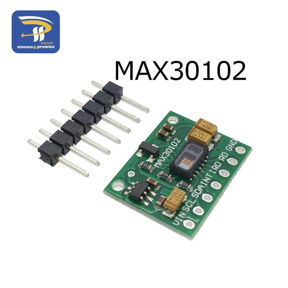 Low Power MAX30102 Heart Rate Pulse Breakout Board For Arduino / Blood Oxygen Sensor Module MAX30100 Pulse Oximeter