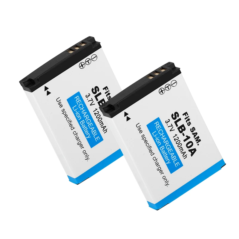 SLB-10A SLB 10A Camera Battery 1200mAh for Samsung PL50 60 65 P800 SL820 WB500 WB550 HZ10W IT100 L100 L110 L200 L210  Batteries