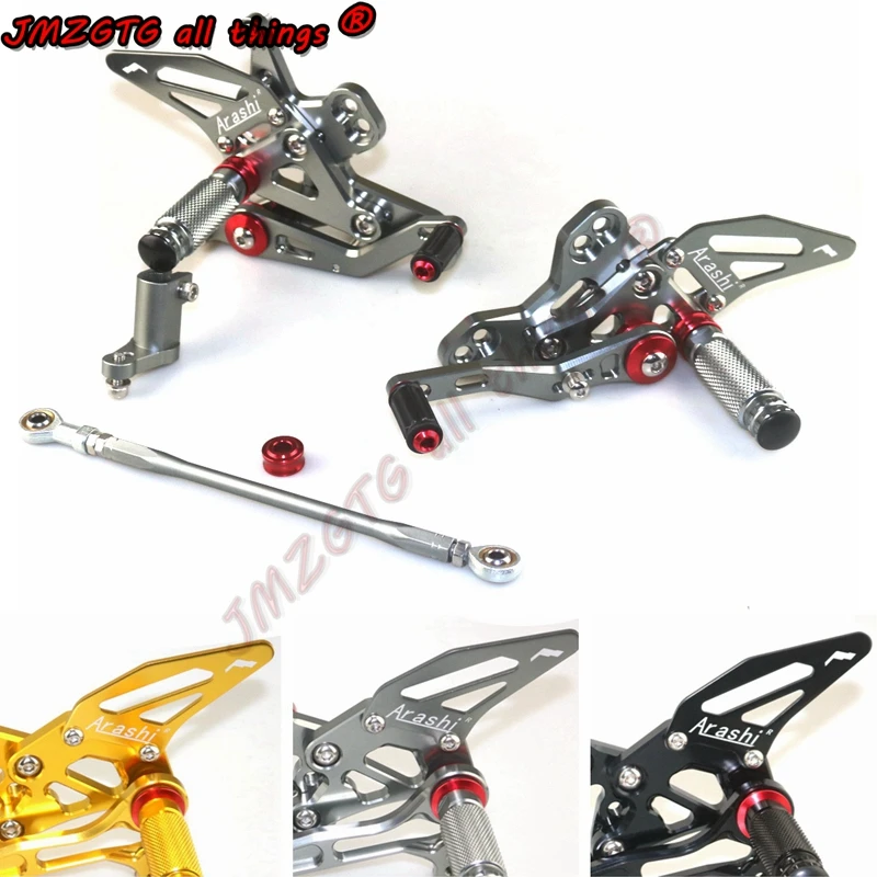 Motorcycle CNC Adjustable Rear Set Foot Rest For HONDA CB650F CBR650F CB650R CBR650R Foot Rest