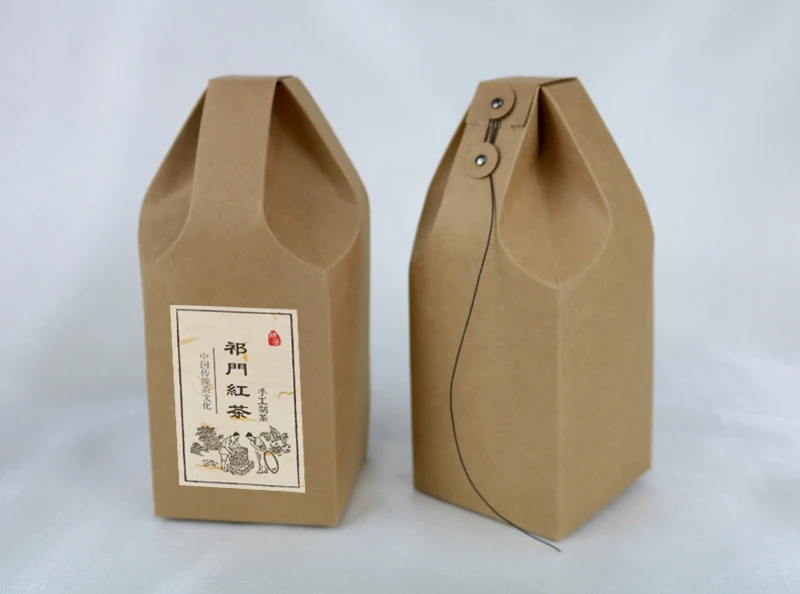 Kraft Tea packaging cardboard kraft paper bag,Rice Box For Cookie Food candy Storage Standing Up Paper Packing Bag 100pcs/lot