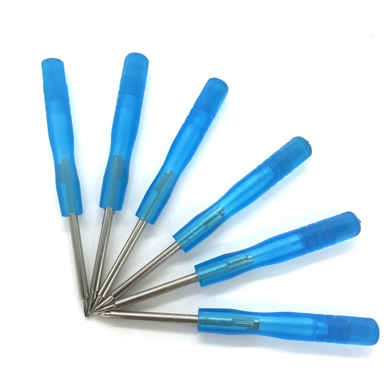 

200Pcs 85mm Mini Blue Transparent Screwdriver Phillips Slotted Head Screw Driver Mobile Phone Repair Hand Tool