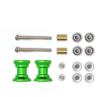 RFDTYGR Double Aluminum Rollers(9-8mm) Self-made Parts For Tamiya Mini 4WD Colored Double Aluminum Rollers(9-8mm) 15403/94966